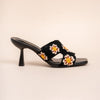 Crochet Kicks - Black Pencil Heels