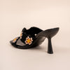 Crochet Kicks - Black Pencil Heels