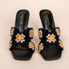 Crochet Kicks - Black Pencil Heels