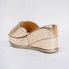 Shimmering Star - Gold Partywear Wedges