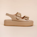 #OOTD - Beige Everyday Platform Sandals