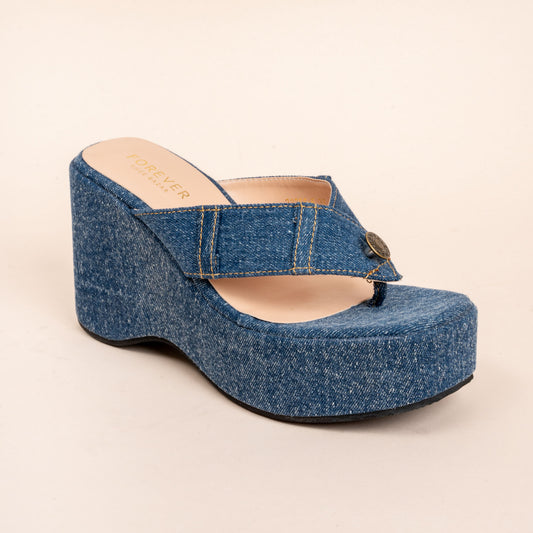 Simply Denim - Blue Everyday Wedges