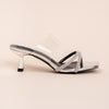 Go Shawty - Silver Kitten Heels