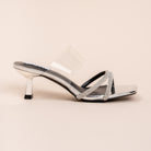 Go Shawty - Silver Kitten Heels - view 2