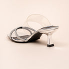 Go Shawty - Silver Kitten Heels - view 5