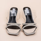 Go Shawty - Silver Kitten Heels - view 6