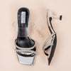 Go Shawty - Silver Kitten Heels