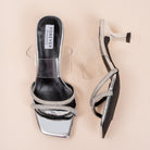 Go Shawty - Silver Kitten Heels - view 7