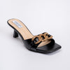 Let’s Roll - Black Slip-on Heels