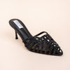 Thank You, Next! - Black Partywear Pencil Heels