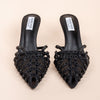 Thank You, Next! - Black Partywear Pencil Heels