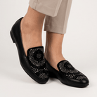 Crystal Desert Loafers - Black