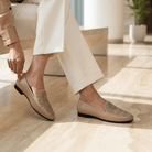 Crystal Desert Loafers - Khaki
