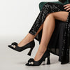 The Ophelia - Black Party Heel
