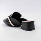 Bianca - Black Casual Mules - view 5