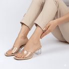 Sipping Tequila - Nude Casual Heels