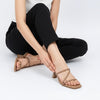 Strappy - Beige Kitten Heel