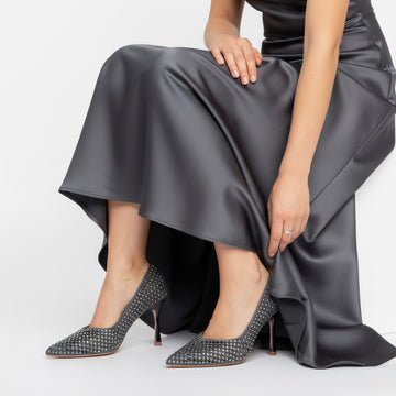 Prism Spark - Gun Metal Party Heels