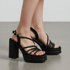 Catch You Never - Black Partywear Sandal