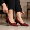 Ivy Heel - Maroon Casual Pumps
