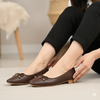 Ebony Elegance - Brown Casual Flats