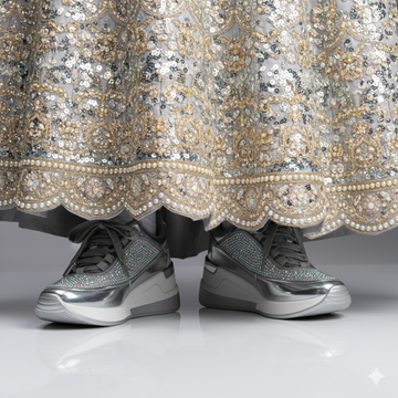 Stardust Kicks - Silver Sneaker