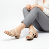 Skulpted Grace Sandals- Beige Casual Wear