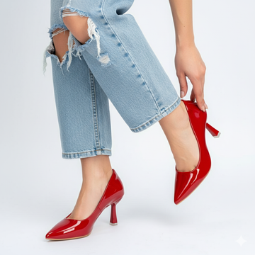 Solaris Stilettoes - Red Casual Heels