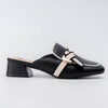 Bianca - Black Casual Mules