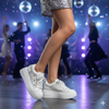 Pearl Play - White Fashion Sneakers