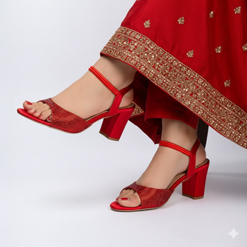 Melodrama Queen - Red Partywear Heel