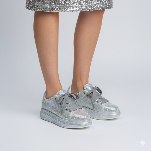 Starry Night - Silver Sneaker