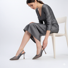 Say My Name? - Gun Metal Party Heels