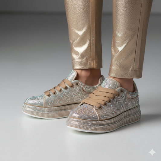 Starry Night - Gold Sneaker